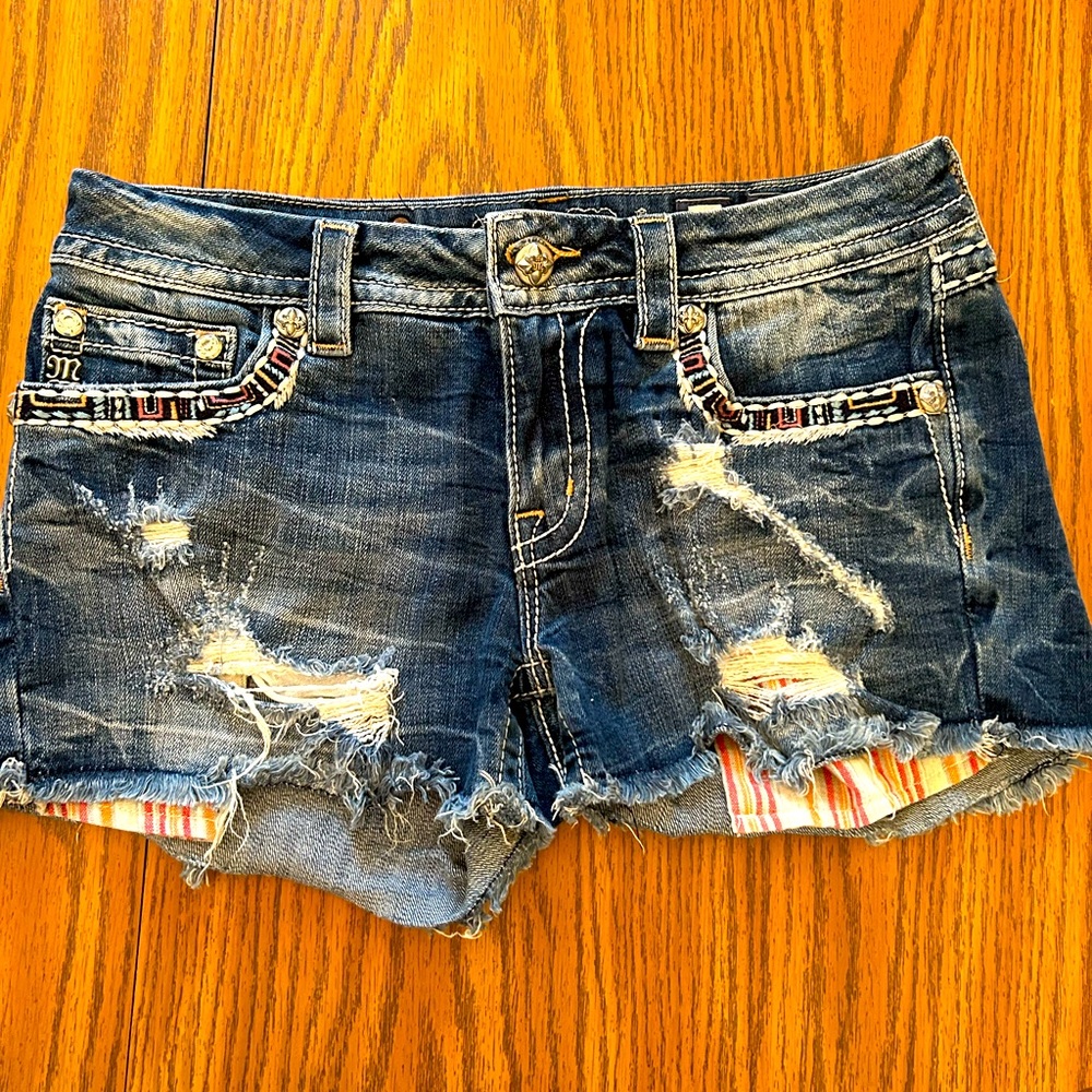Jean shorts. Miss Me size 30